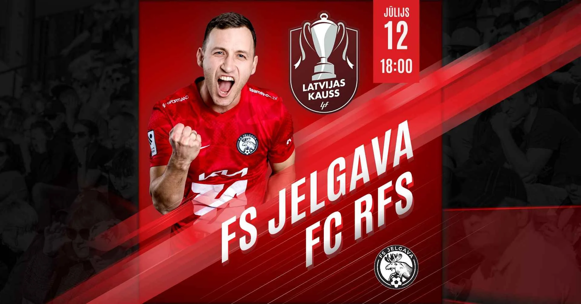LV Kauss: FS Jelgava (0:1) FC RFS 12.07.2025.