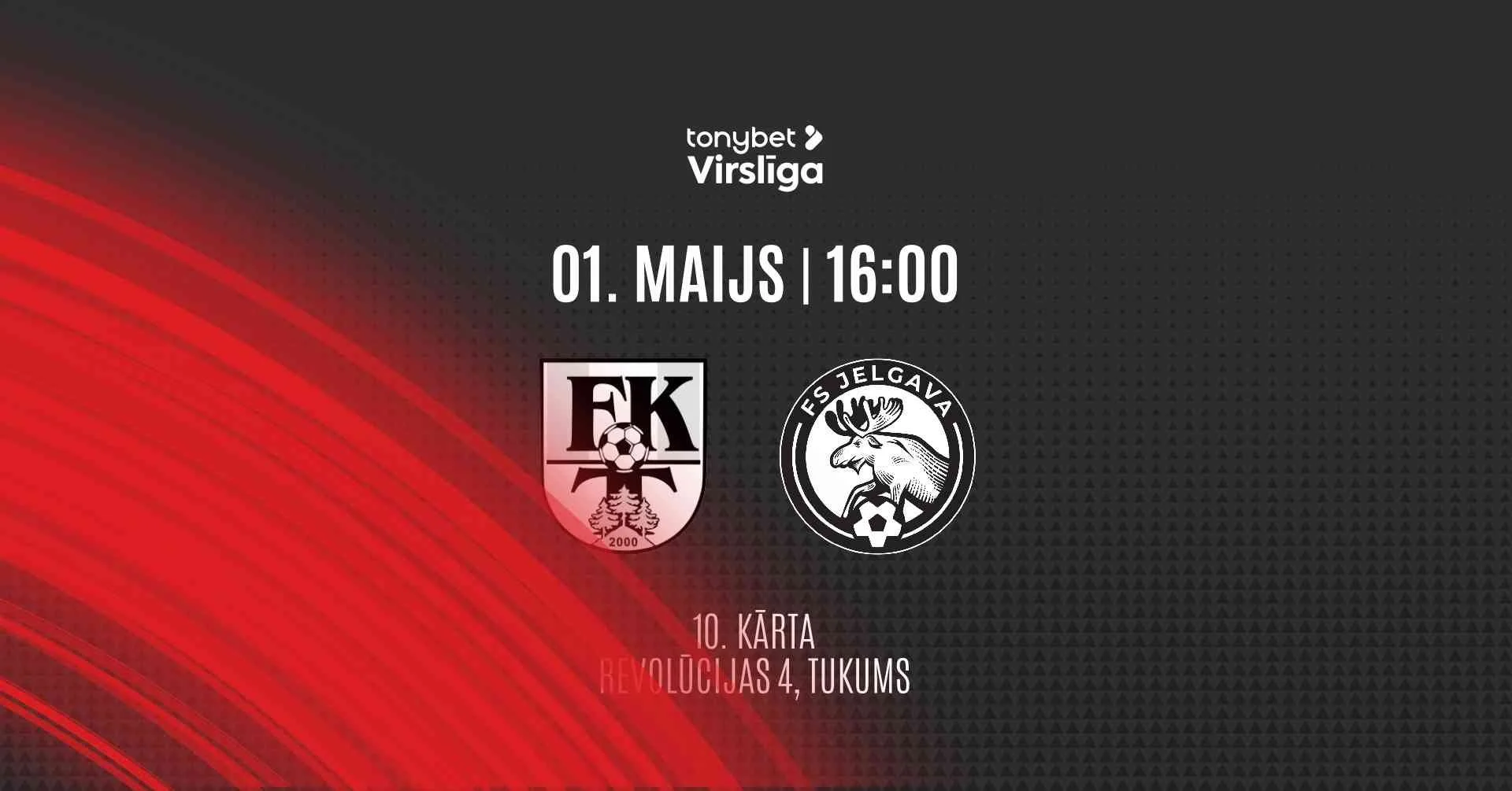 FK Tukums 2000 (5:0) FS Jelgava | 01.05.2026.