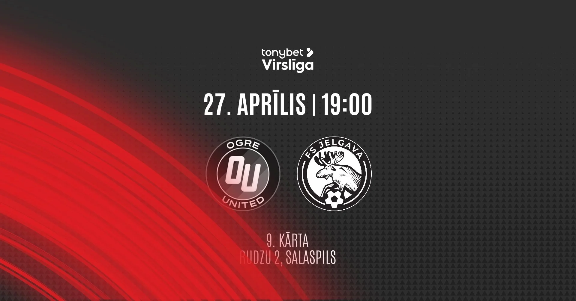 Ogre United (0:1) FS Jelgava 27.04.2026.