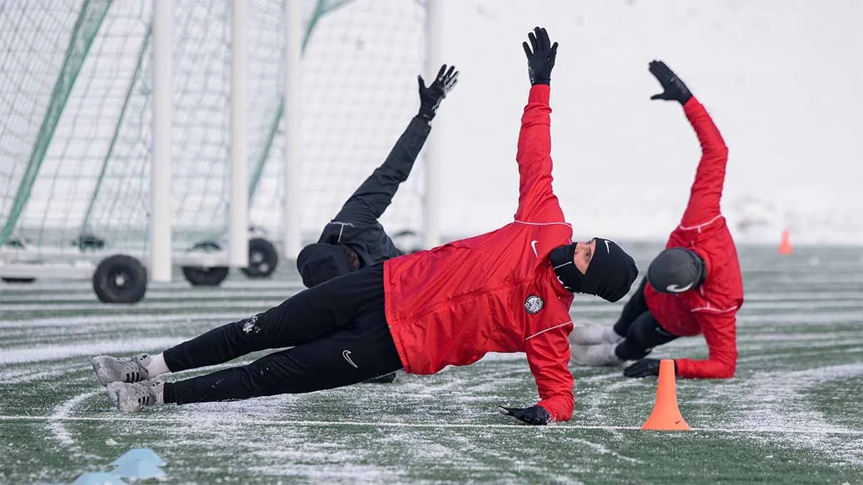 FS Jelgava treniņš ziemā