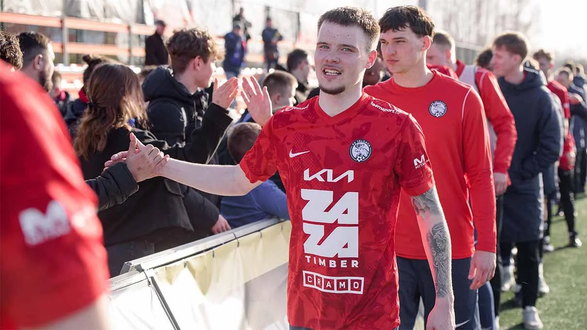 Kačanova debijas vārti atnes “FS Jelgava” neizšķirtu pret “Super Nova”