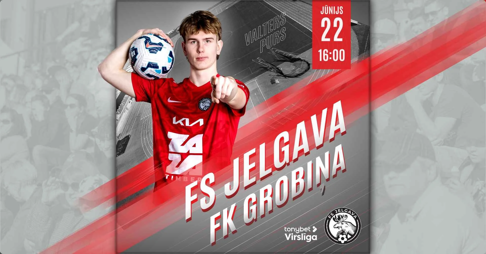 FS Jelgava (0:1) FK Grobiņa 22.06.2025.
