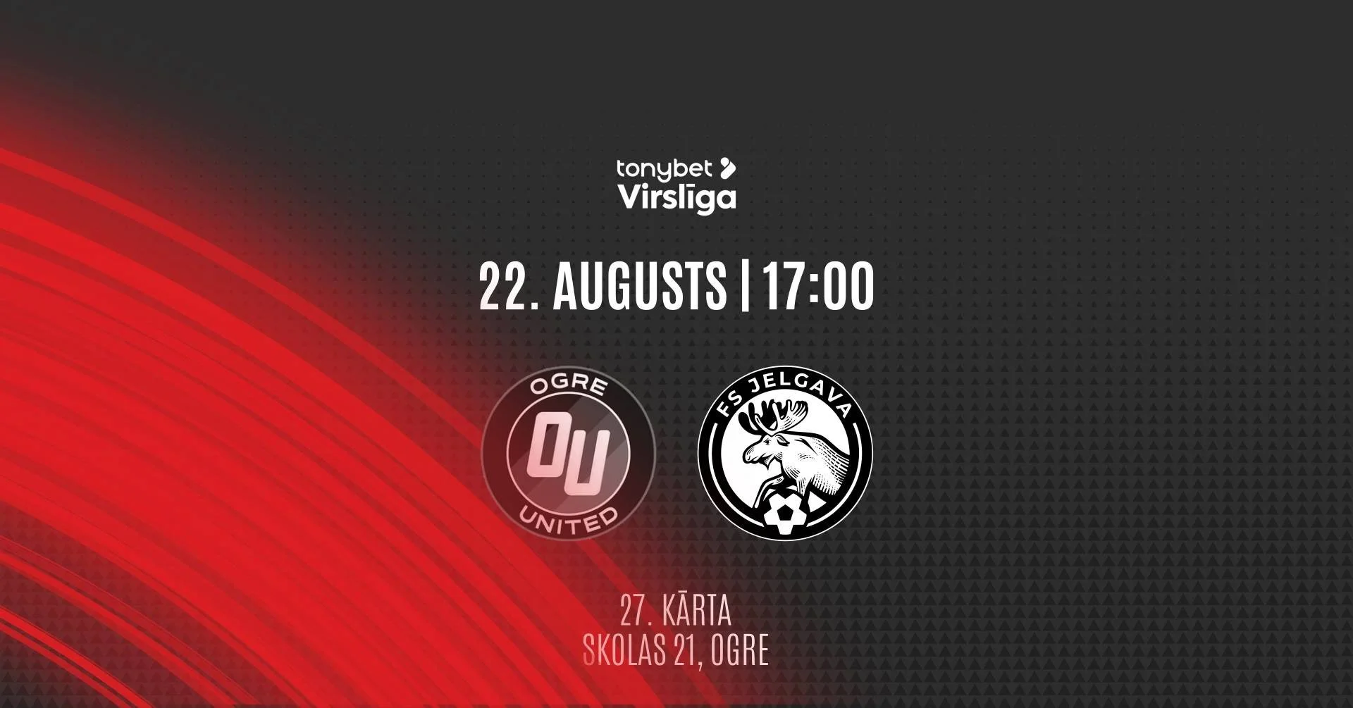 Ogre United - FS Jelgava | 22.08.2026.