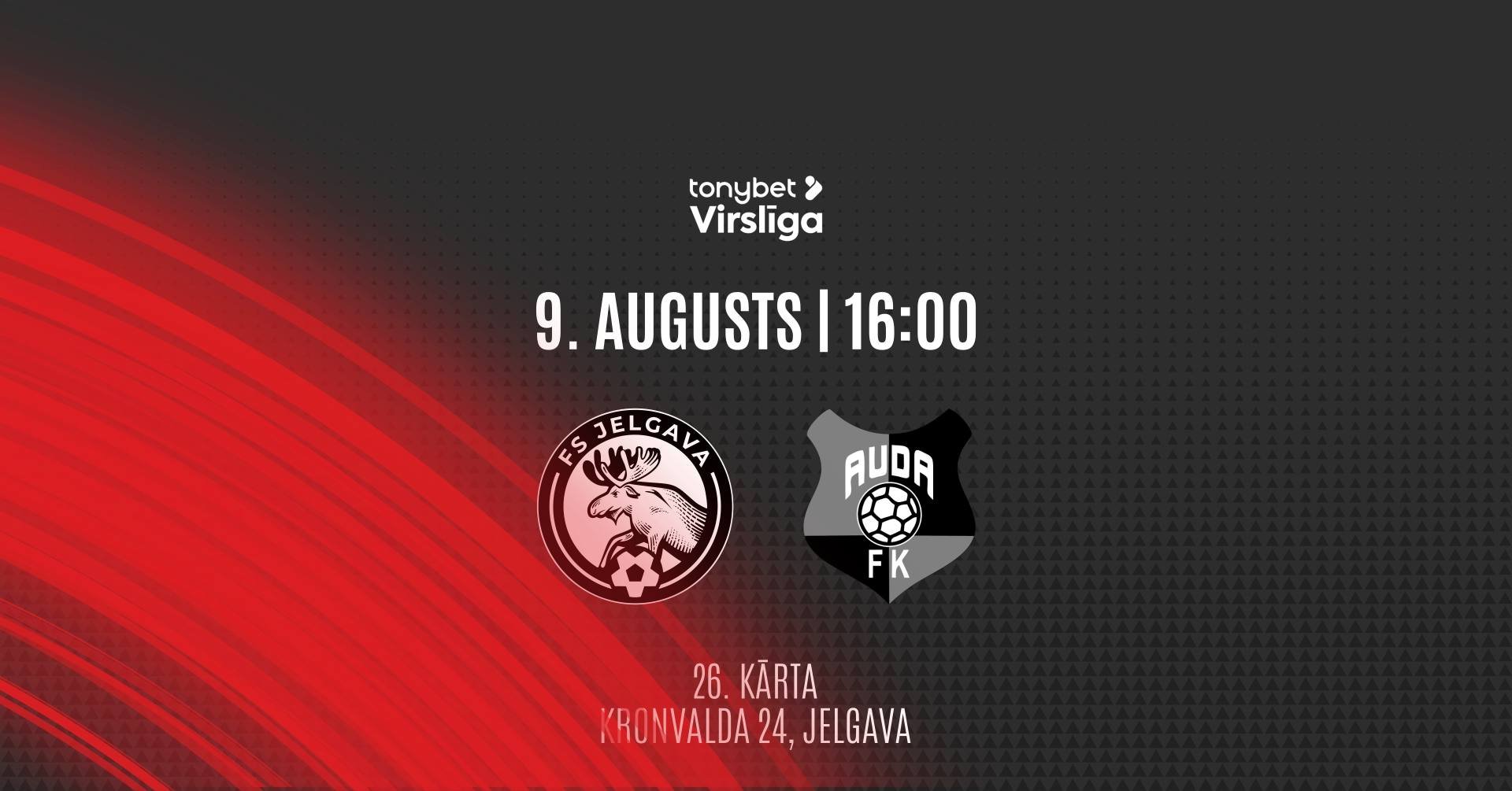 FS Jelgava – FK Auda | 09.08.2026.