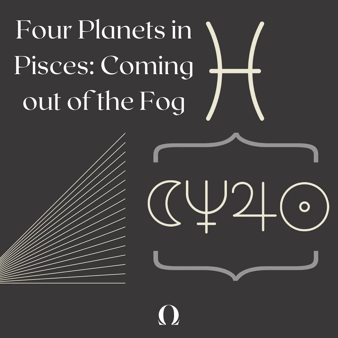 ♓︎ getting through this pisces pileup ♓︎
•••
We are just getting through a new moon in Pisces, a new beginning- but clouded with some uncertainty and confusion- notably from the presence of Jupiter and Neptune- two powerful outer plane