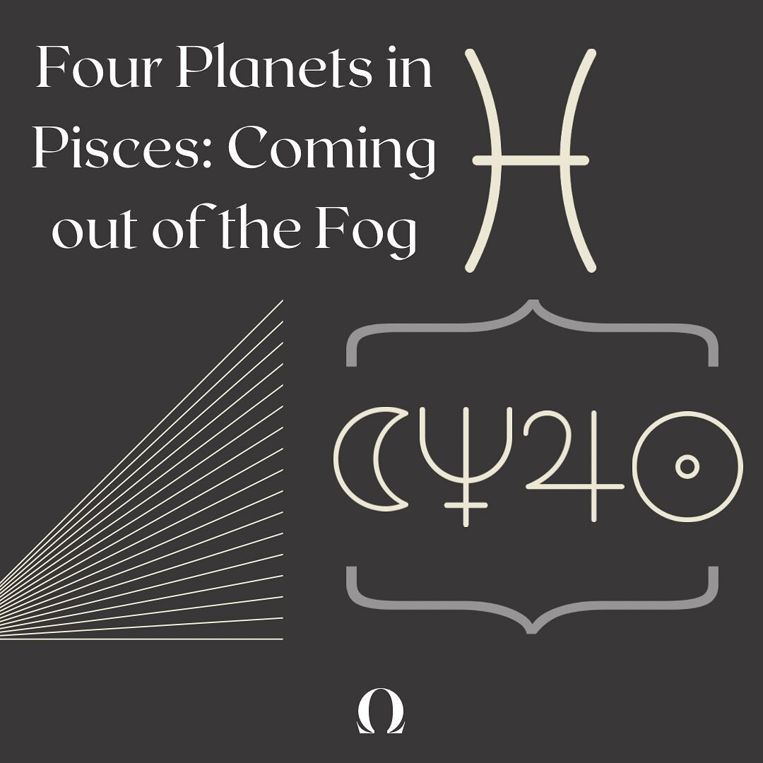 ♓︎ getting through this pisces pileup ♓︎
&bull;&bull;&bull;
We are just getting through a new moon in Pisces, a new beginning- but clouded with some uncertainty and confusion- notably from the presence of Jupiter and Neptune- two powerful outer plane