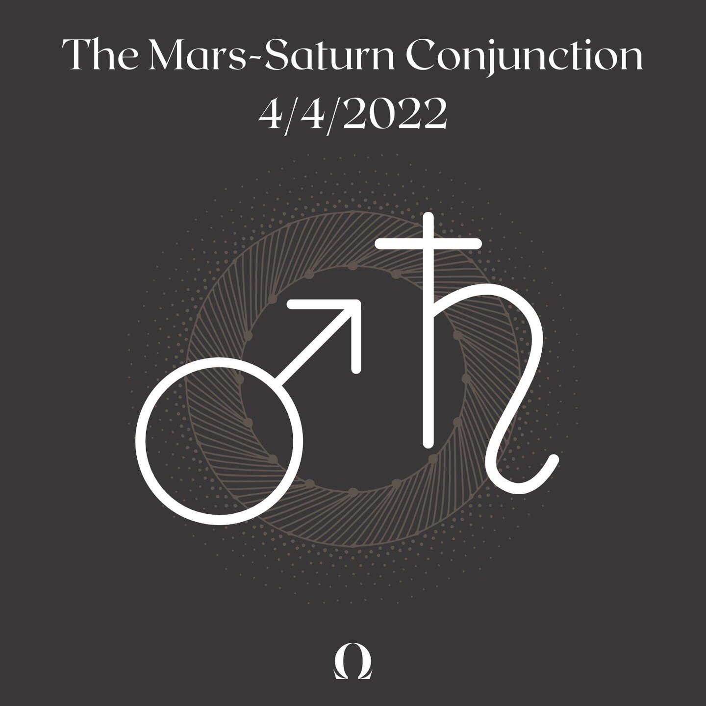 Today Mars &amp; Saturn conjoin in the sky.

Mars acts like a gas pedal. It energizes, intensifies and heats up anything it touches. On the other hand, Saturn is like the brake pedal. He stops, halts and breaks momentum. This pairing is kind of like 