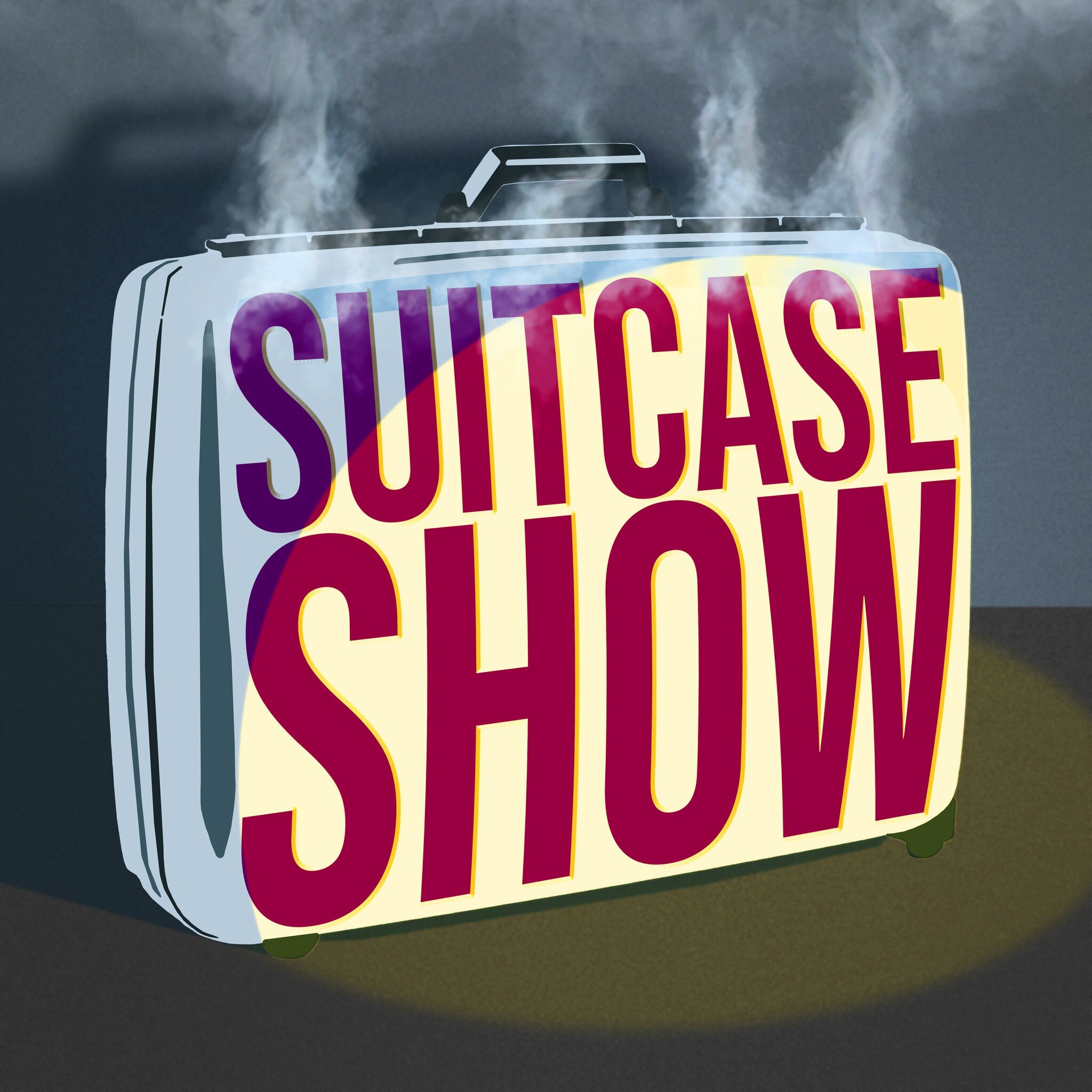 Back for more in '24 with Suitcase Show workshops @inverlochyartschool. We'll be unpacking this thing for the first time @nzfringe @fringeatthegryphon on leap year day (Feb 29). Book tix through the link in the bio.

1. New show tile for the website
