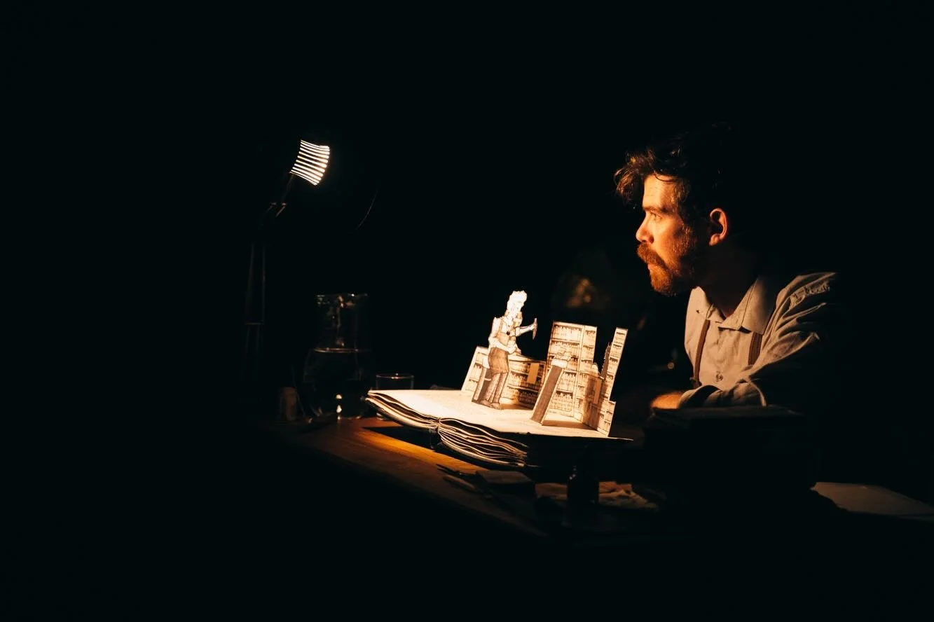 We open The Bookbinder at @artscentremelbourne tonight. First time back performing here since @melbfringe 2014, and our first stop of six months of touring a bunch of shows (😵&zwj;💫🤟🎉) - more announcements to come. Watch this space.

Just uncover