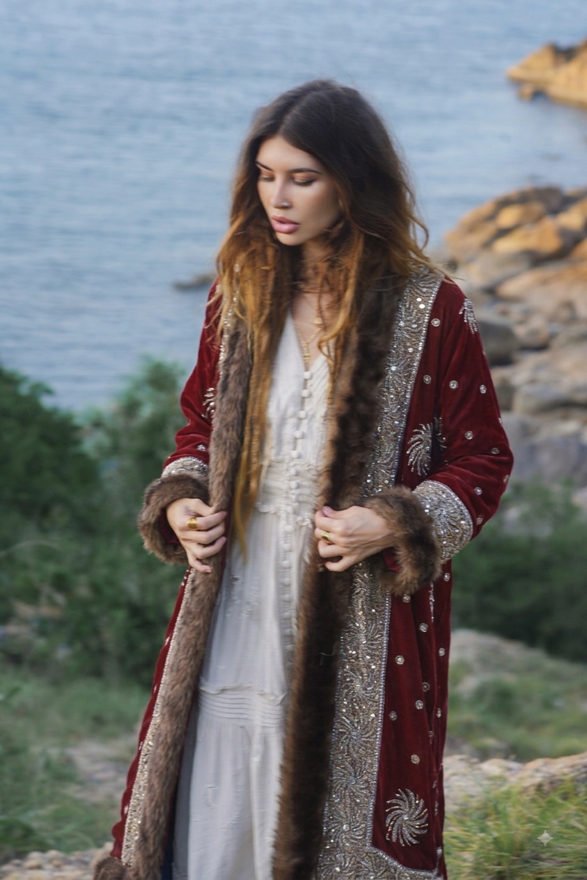 Embroidered coat