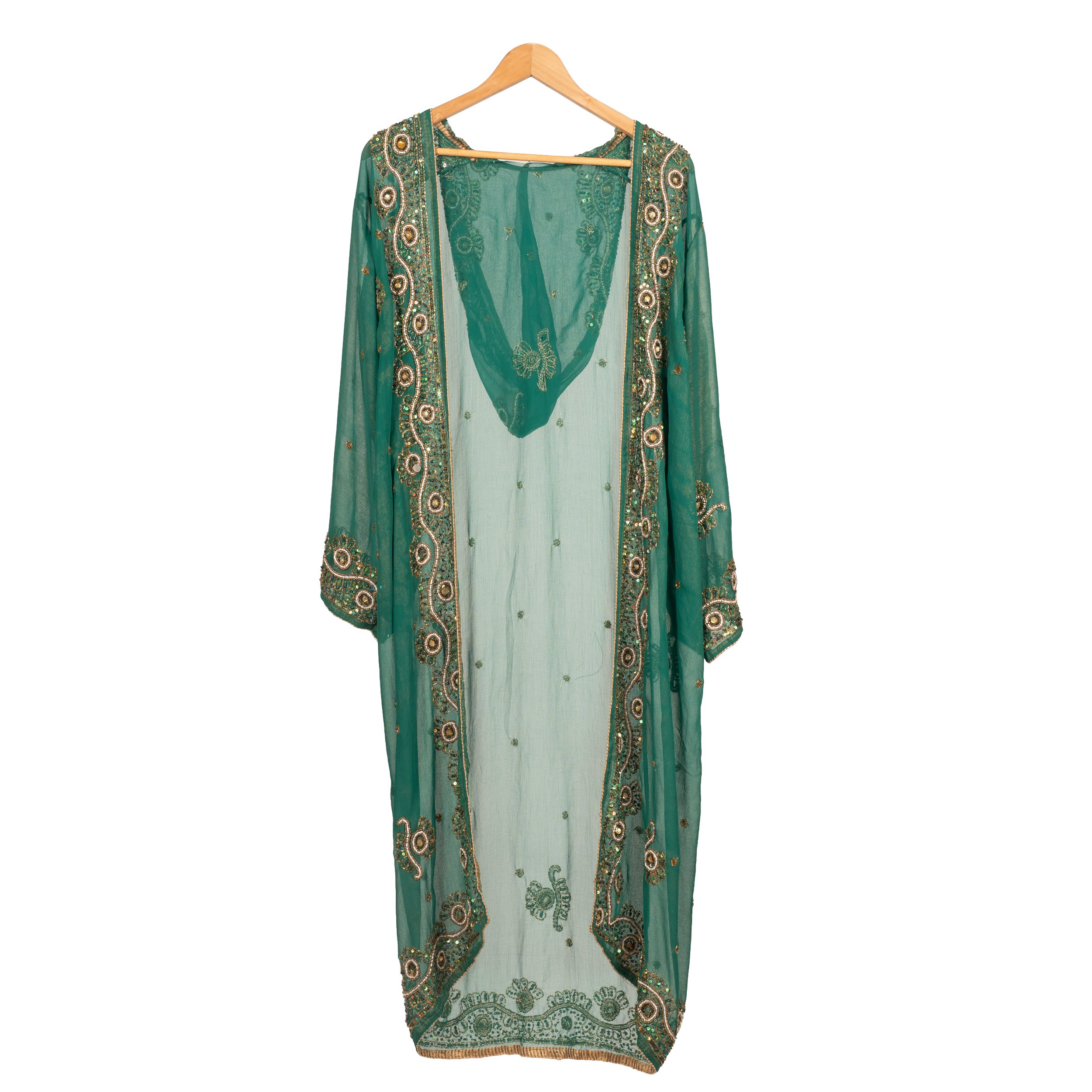 Embroidered cape