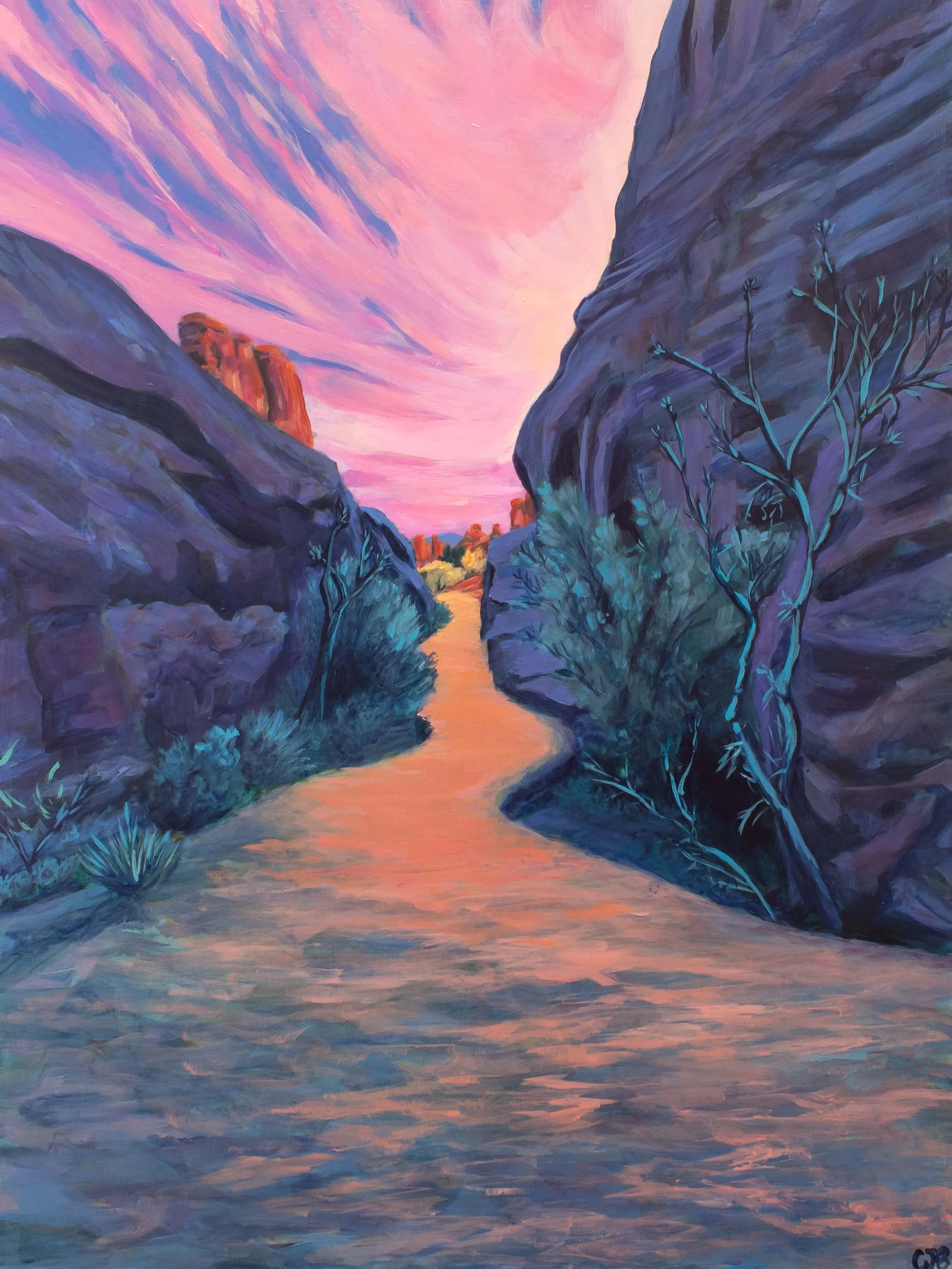 Guidance - 12" x 16" acrylic painting on cradled wood panel | Available