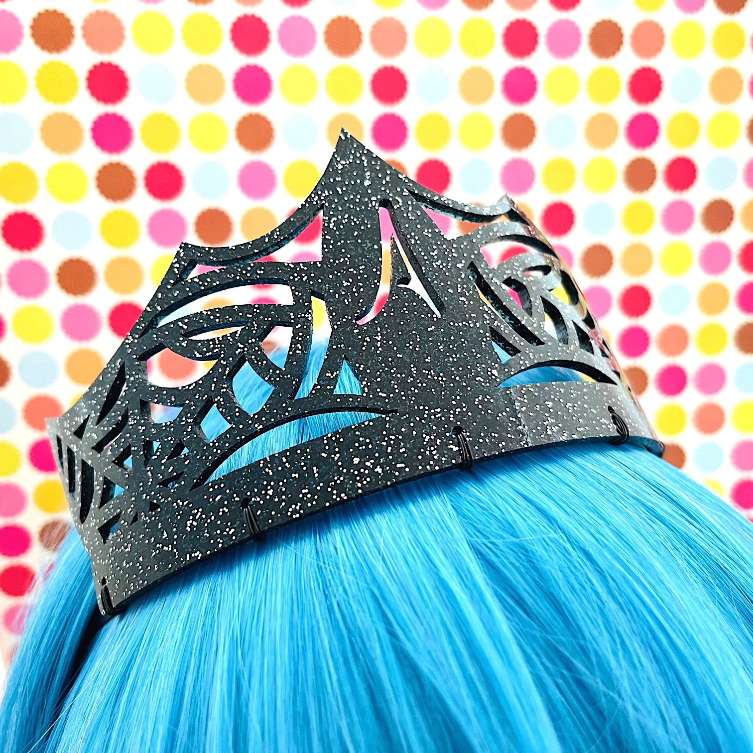 Spiderweb Tiara with Monogram