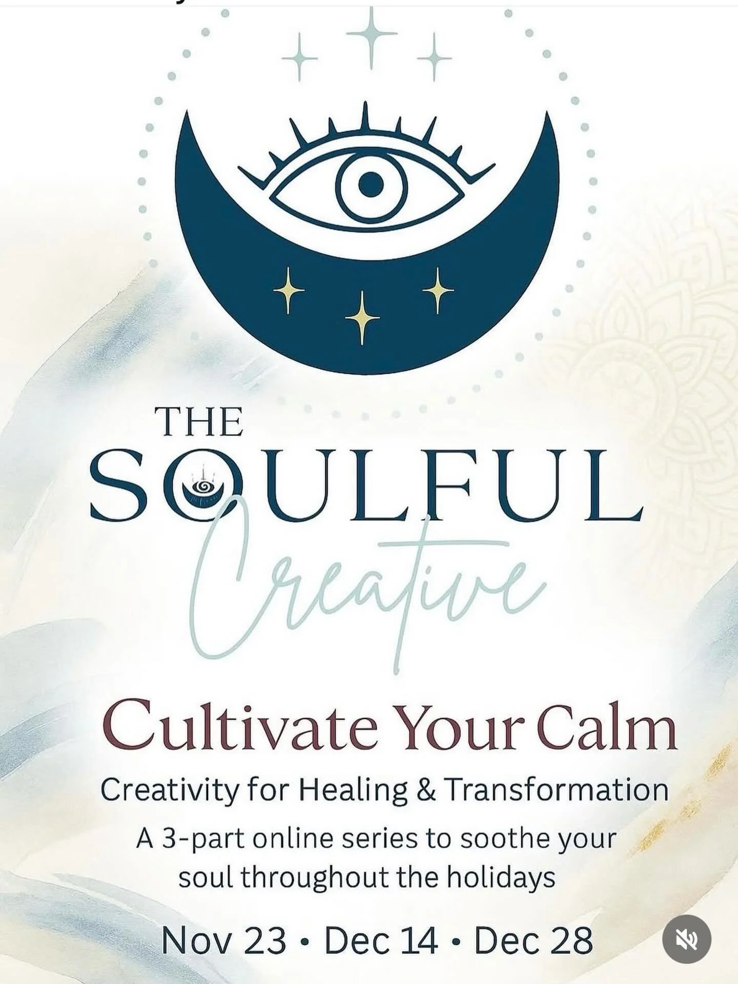 Hi all! How are we doing so far this holiday? 
I know holidays are a mixed bag for most and that can include grief sadness even loneliness as we make the changes we need to 
That&rsquo;s why I decided to offer this series so we can gather in circle i