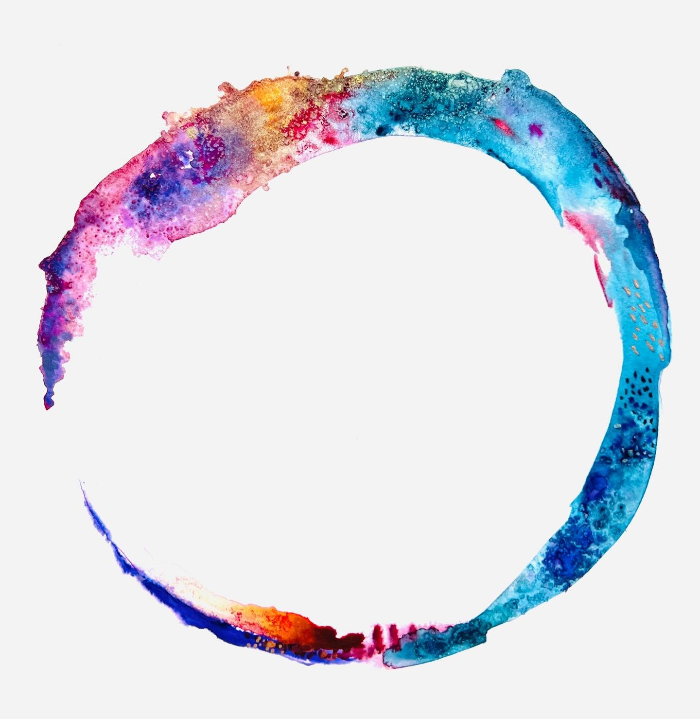 6/100 
My least fave so far 
I think I prefer a more limited palette 🎨 

#meditativeart #watercolor #painting #creativepractice #the100dayproject