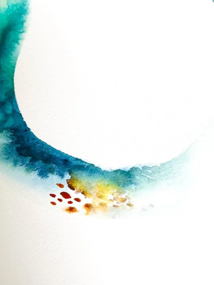 Day 7/100 of the 100dayproject 
Creating these soul circles 
is the medicine 
I need right now.🤎

#watercolourpainting #intuitiveart #art #artasmeditation #meditativeart