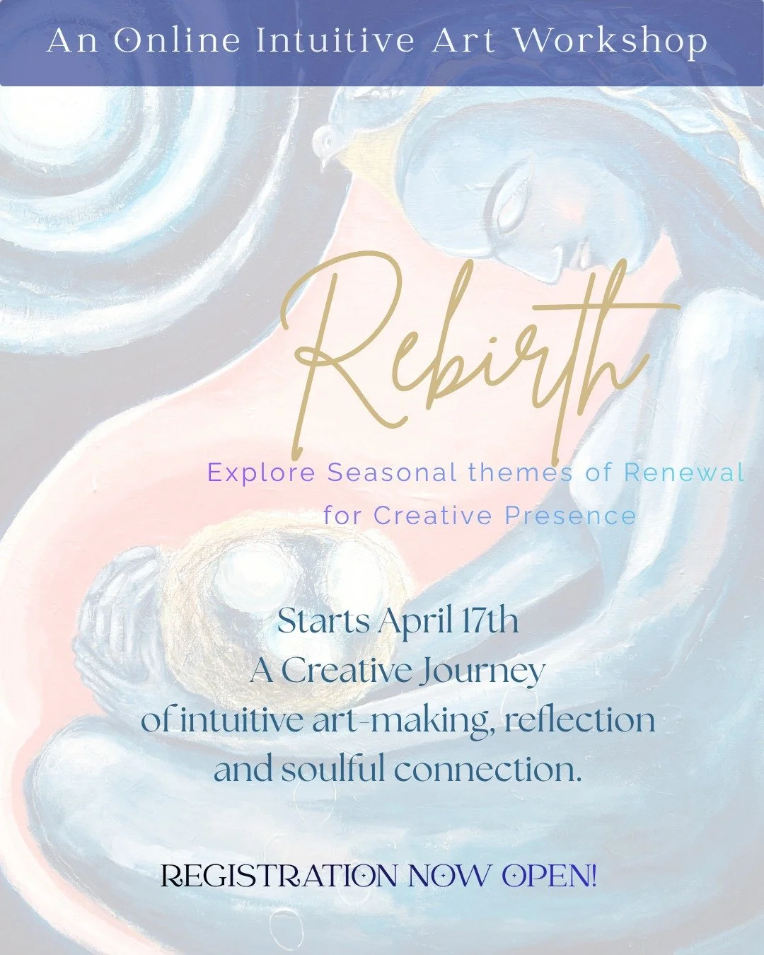 ✨So Excited to announce my New On Line Intuitive Art Workshop-REiRTH! Registration is now open. We Start in just one week!
Click the link in the bio-then 
REBIRTH for more info. 🤎

#onlineartworkshop #intuitiveart #creativeplay #expressiveart #creat