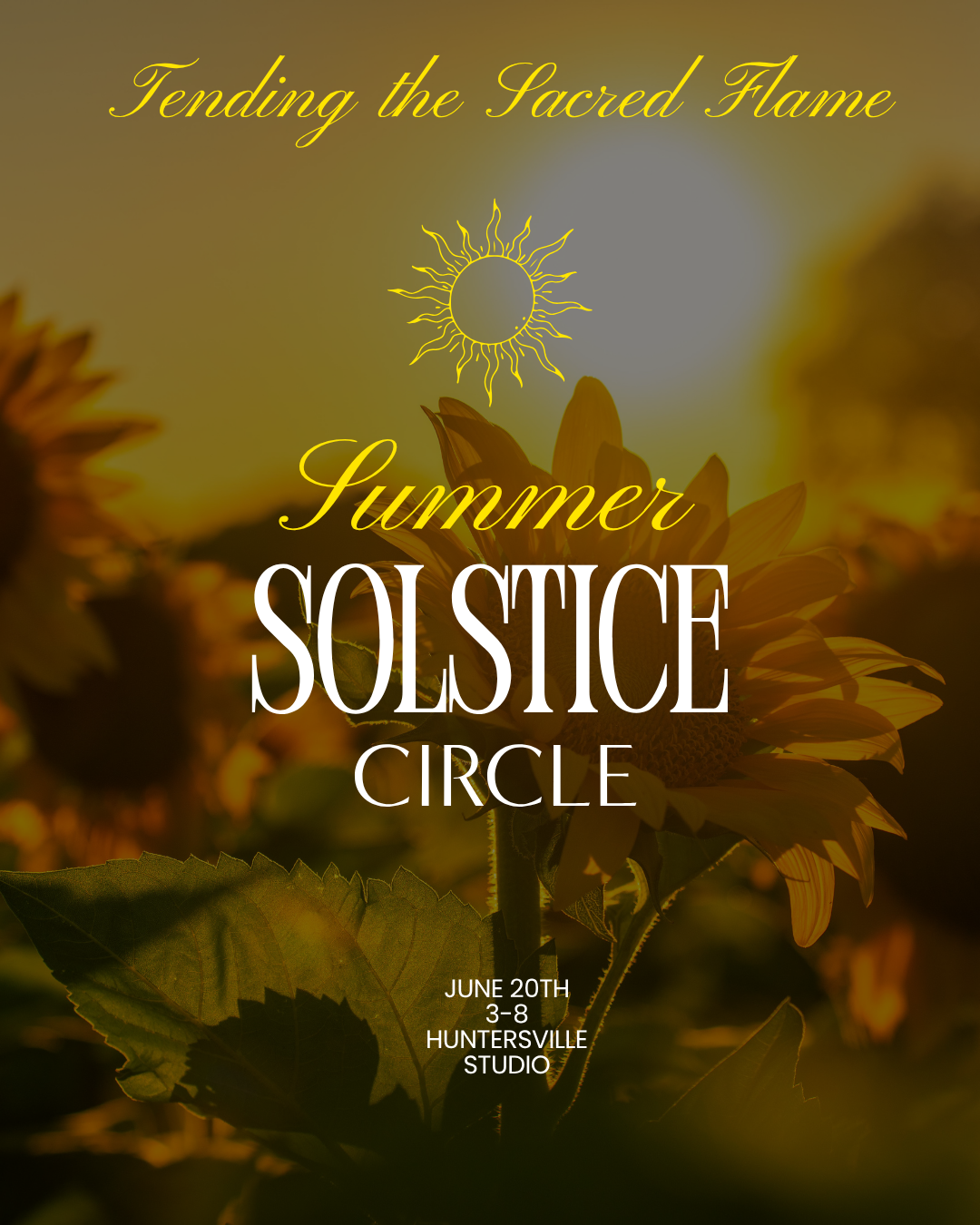 Yellow White and Green Minimalist Summer Solstice Instagram Post.png