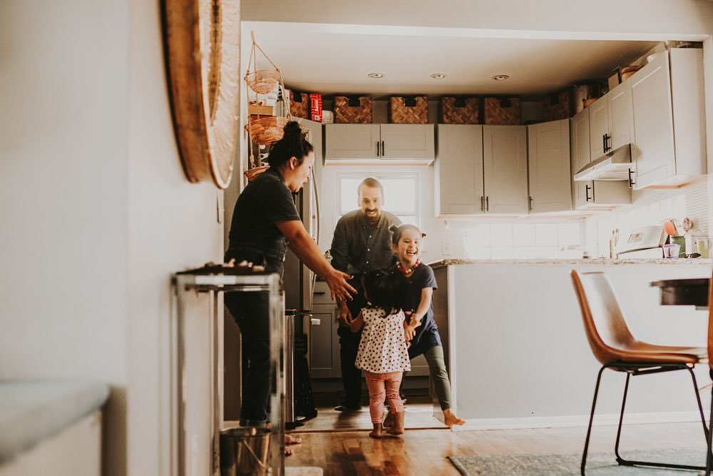 Reasons I love in home sessions:
1.) The unpredictable PNW weather is never a concern. 
2.) Photographing people in their homes is as authentic as it gets. 
3.) You&rsquo;ll feel even more at ease being in an environment that you&rsquo;re most comfor