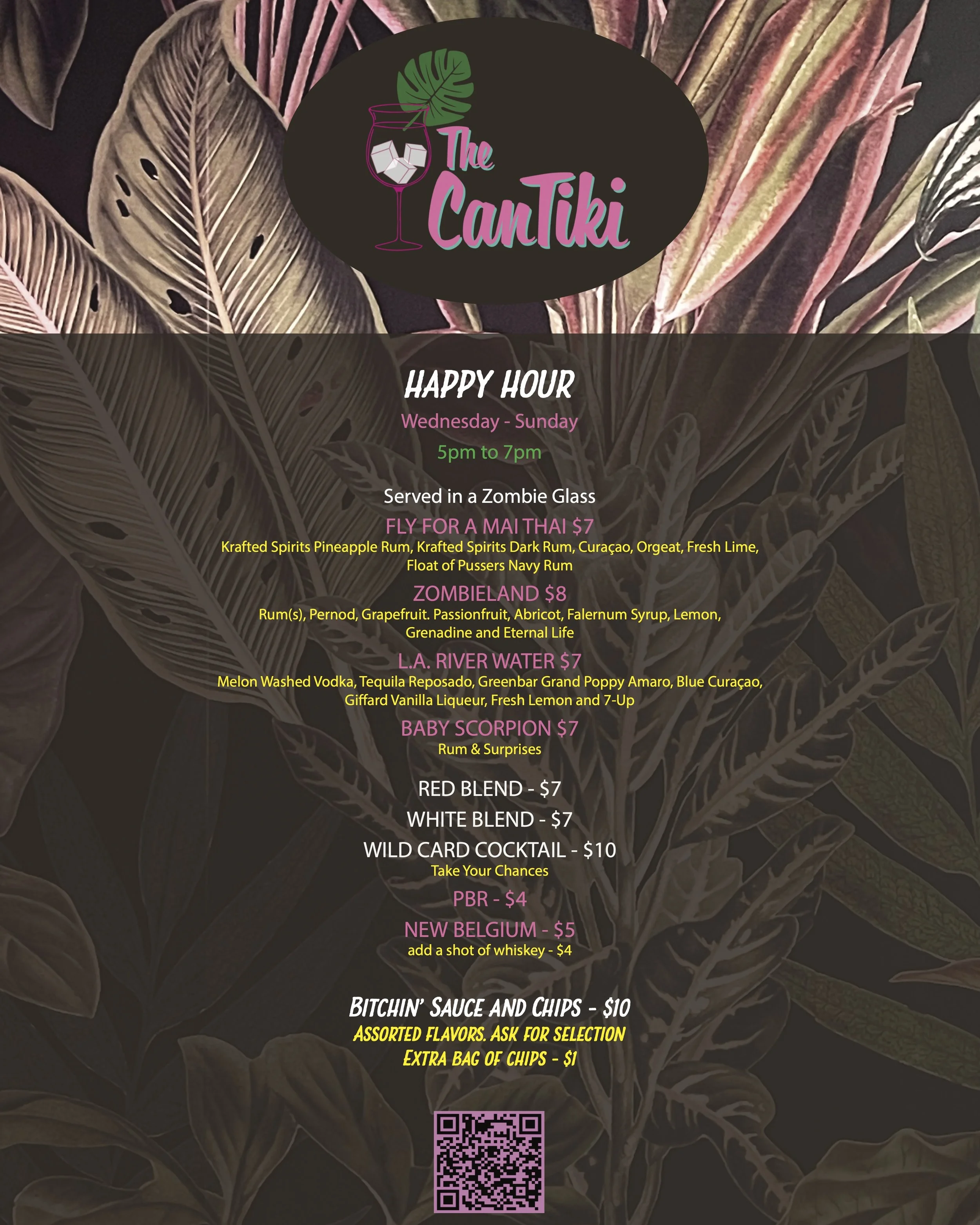 Menu QR — The CanTiki