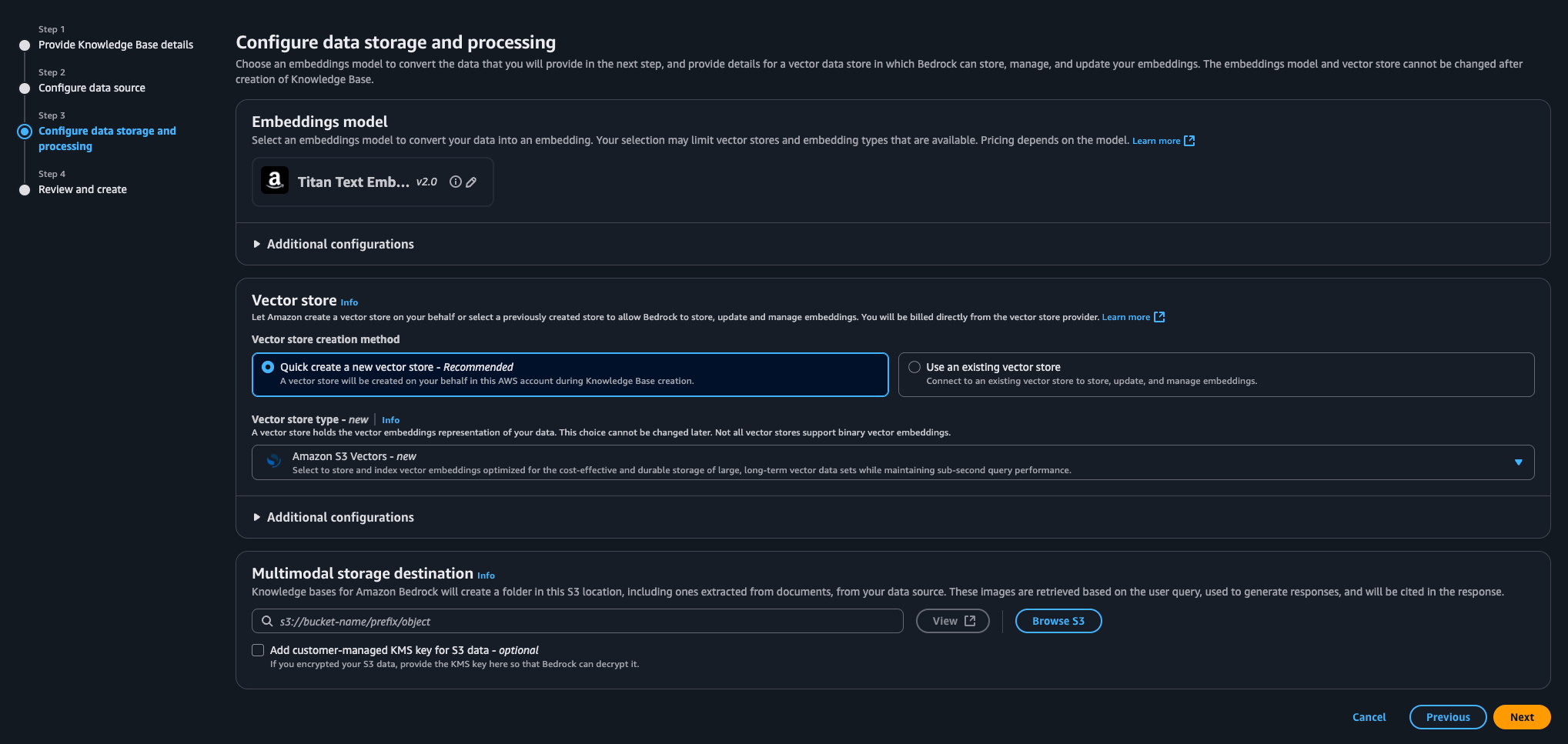 Bedrock Knowledge Base Setup