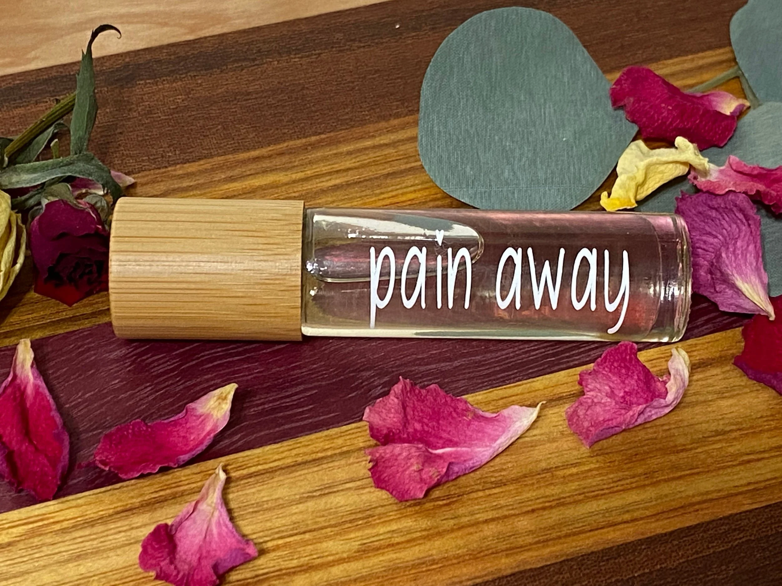 Pain Away Essential Oil Roller Blend~ 10ml~ All Natural Therapeutic Blend~ Young Living Essential Oils~ Aromatherapy~ Holiday Gift