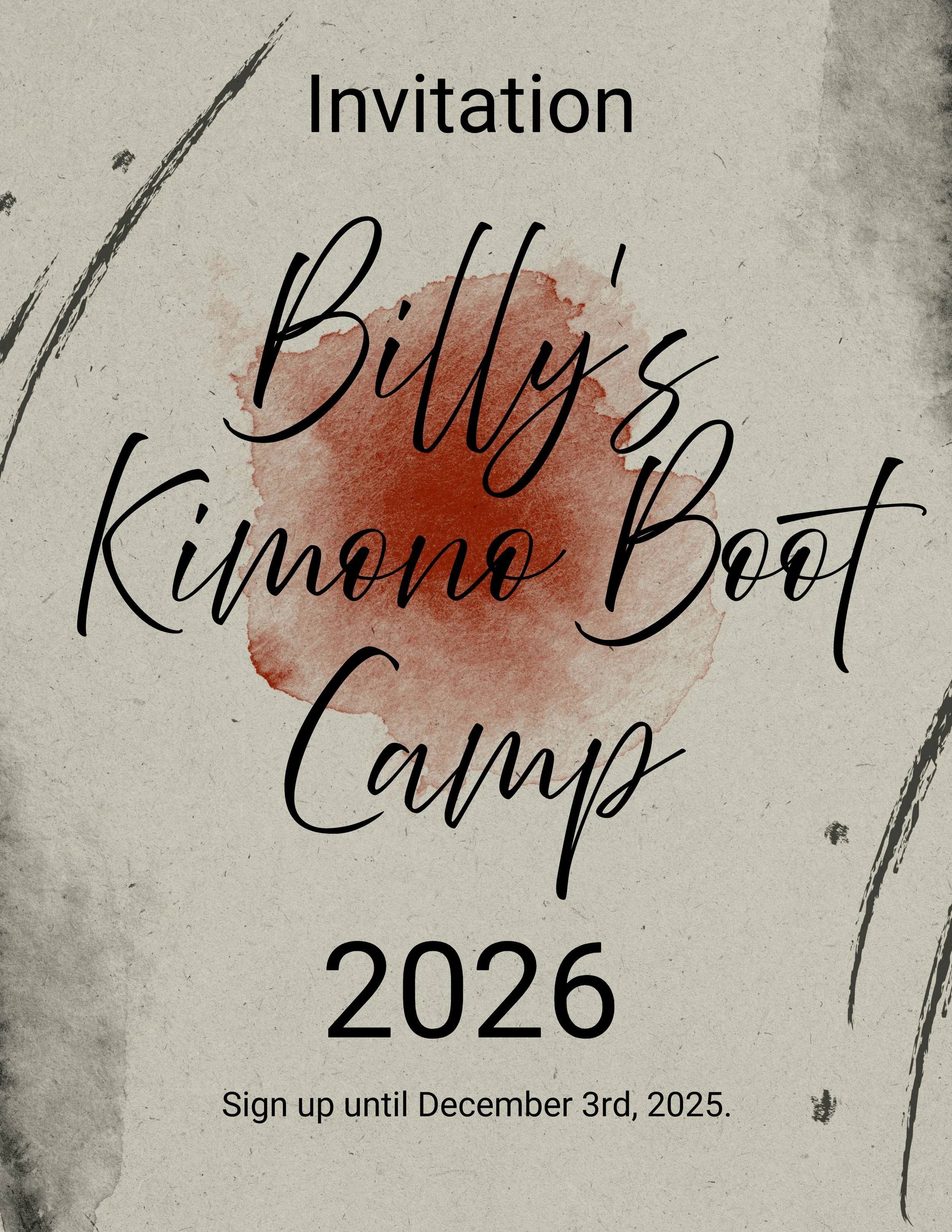 Billy's Kimono Boot Camp (in Japan!!)