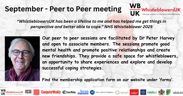 Associate member meeting - Peer to Peer Support