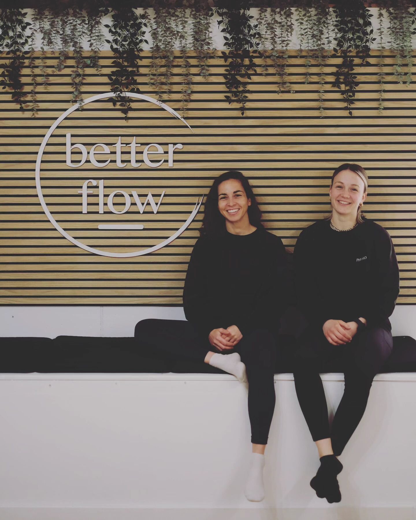 6 months at Better Flow studio 💙
Thanks everyone for all the support and trust in our work! 

Love x

@joanapiresphysio 
@clarakervyn