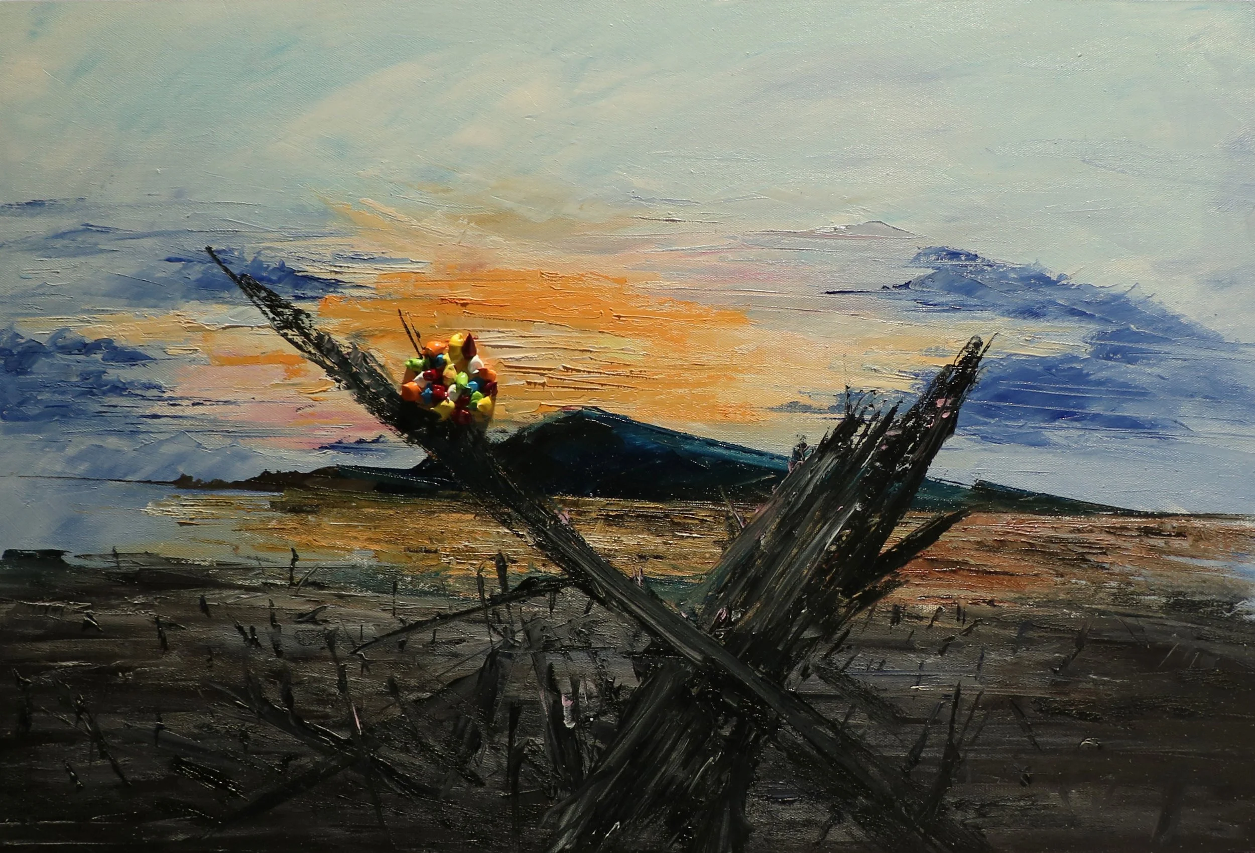 Reborn Impression, 2020, oil on canvas, 50.8 cm x 76.2 cm, NTD30000