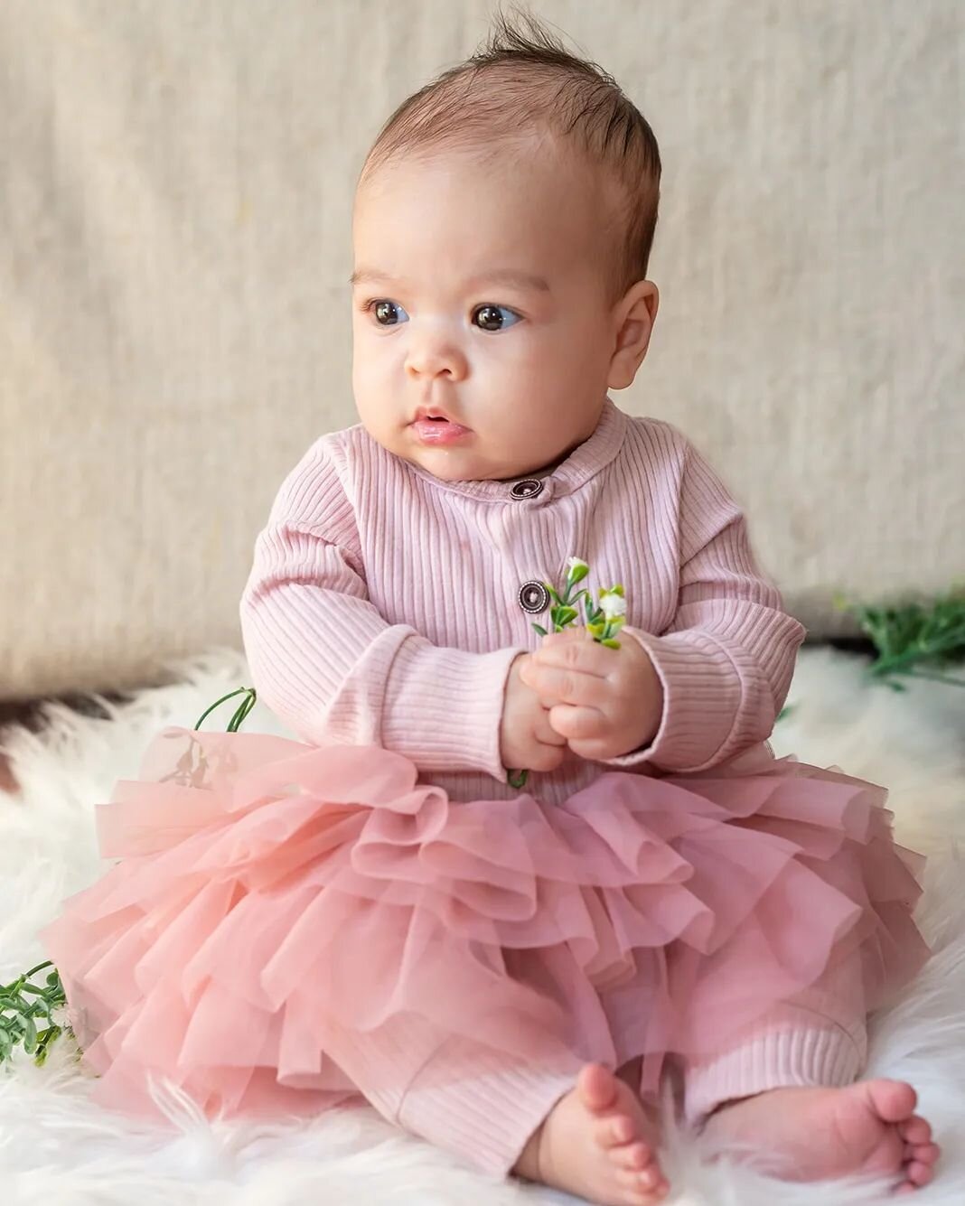 Baby Lily with the cutest smiles and curious looks 💕 Momma knew what she was doing with that tutu! Such a cutie!! 😍 

#Pink #babyportraits #pinkpinkpink