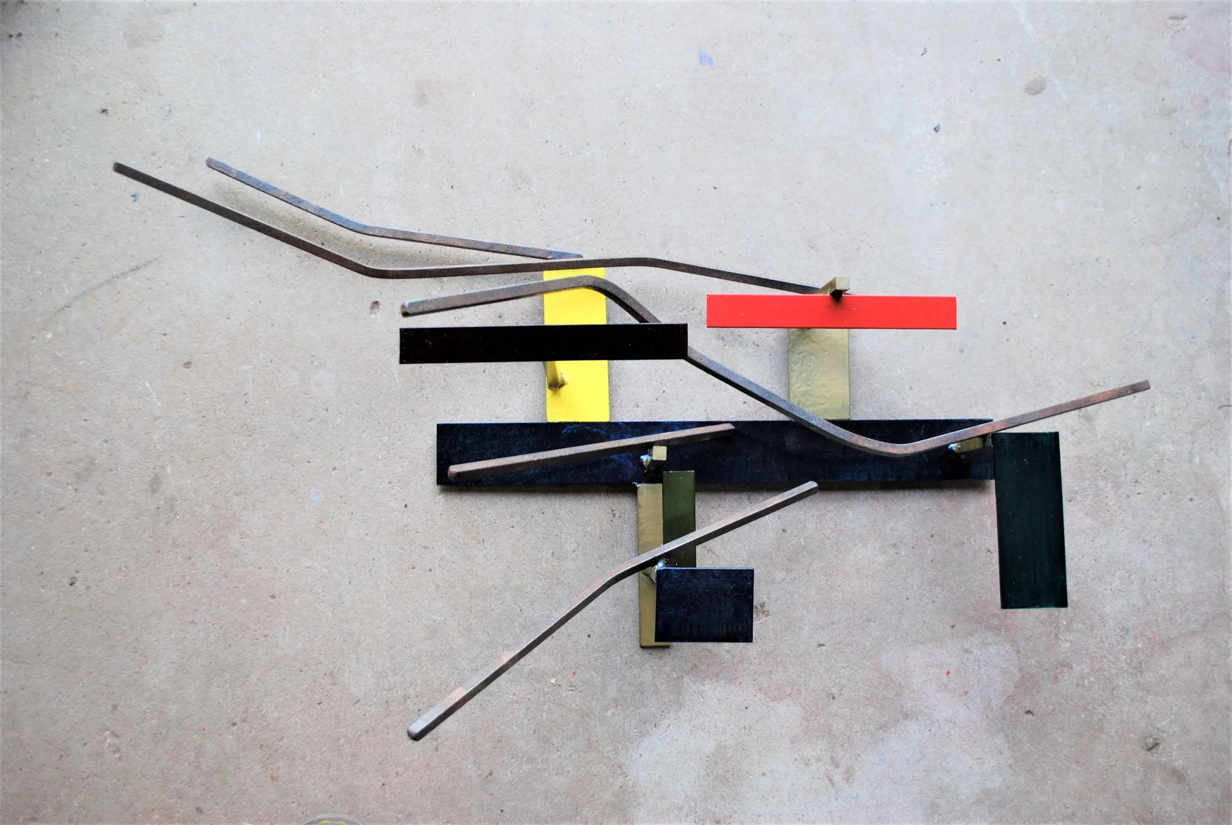Upstream, 2019, 47x82x30cm, reclaimed steel