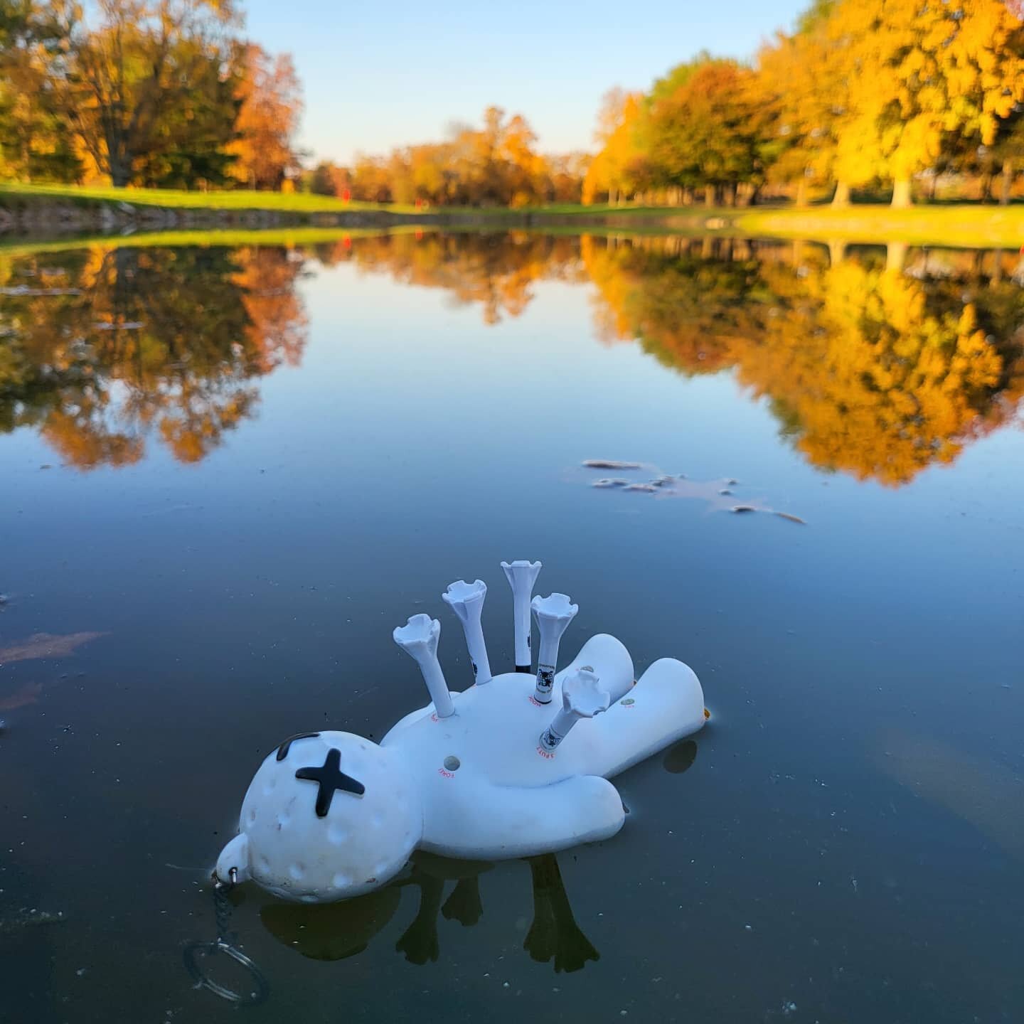 Voodoo floats so your ball wouldn't sink!~ 

#voodoogolf #golf #golfaddict #golfswing #golfproblems #golfstagram #fall