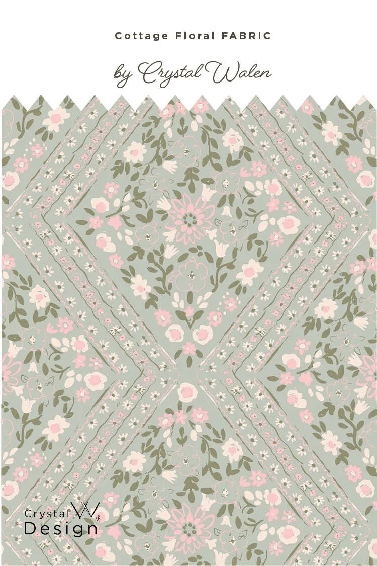 Emma Boho Floral Diamond Sage
