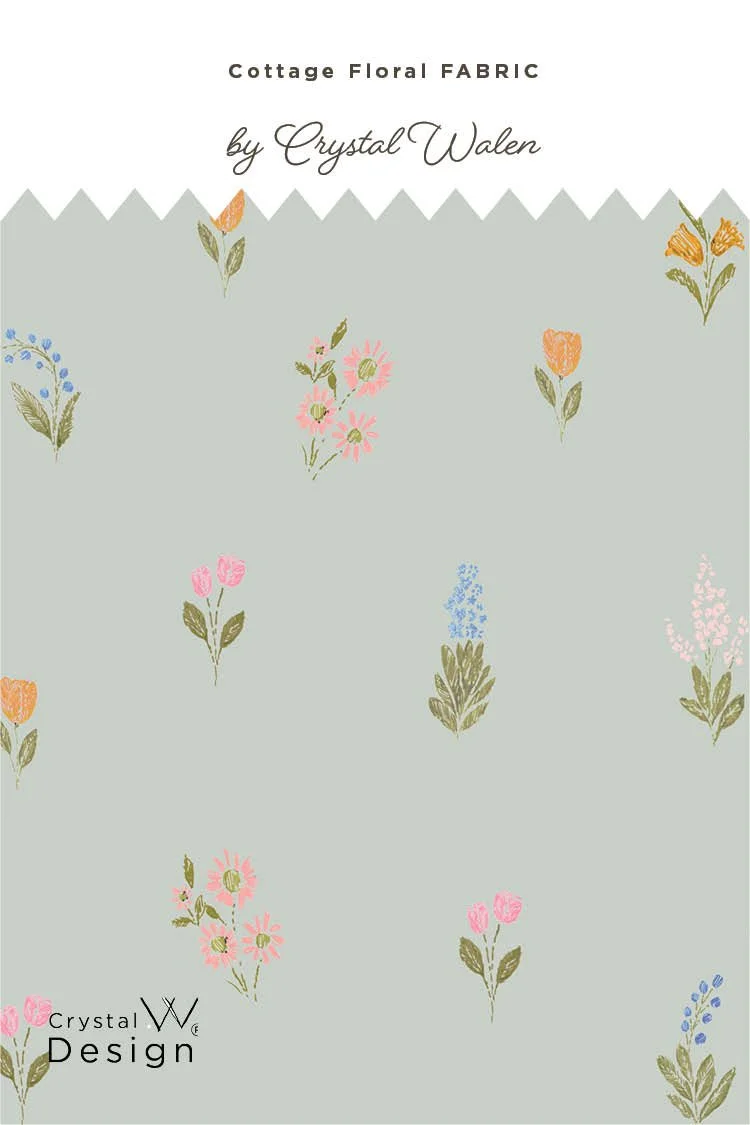 Heirloom Floral Spot Sage