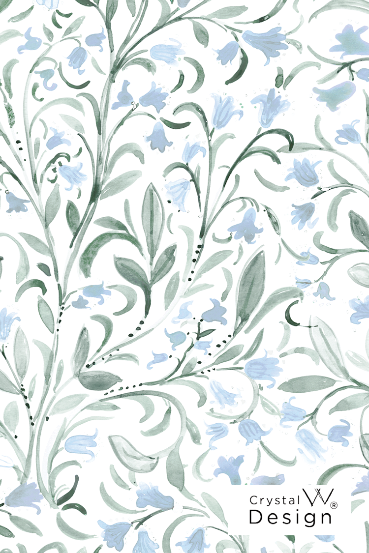 Bell Flower Trail blue green