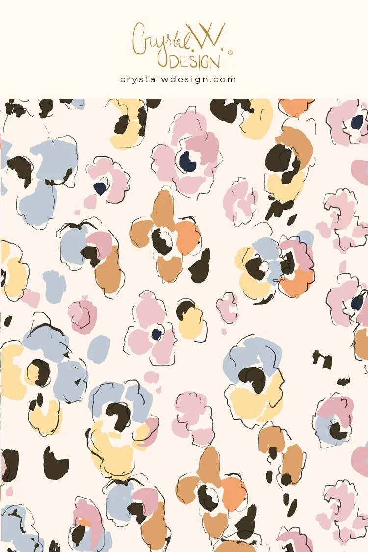 Floral Leopard