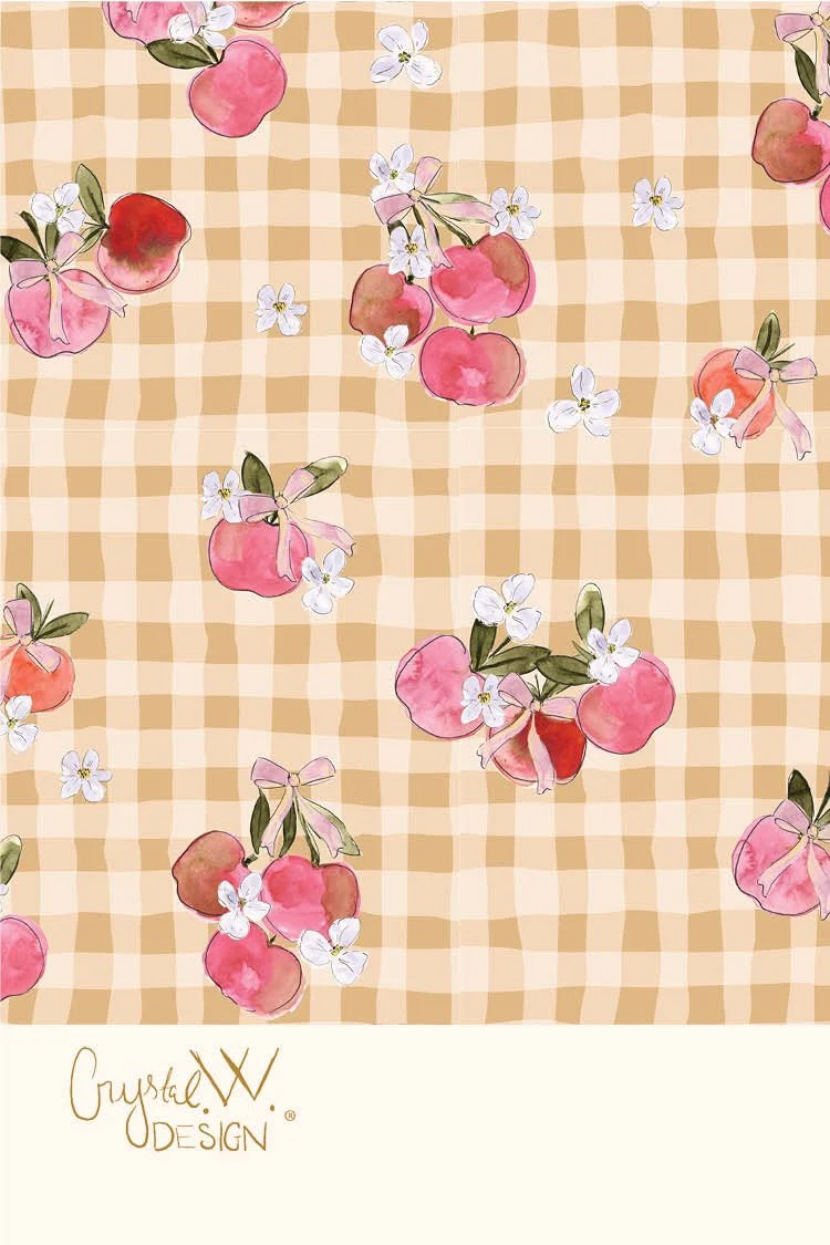 Cottage Apple gingham warm