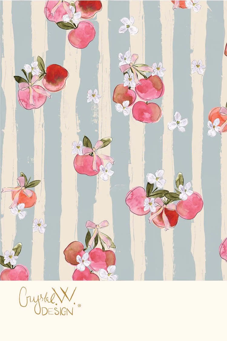 Cottage Apple stripe
