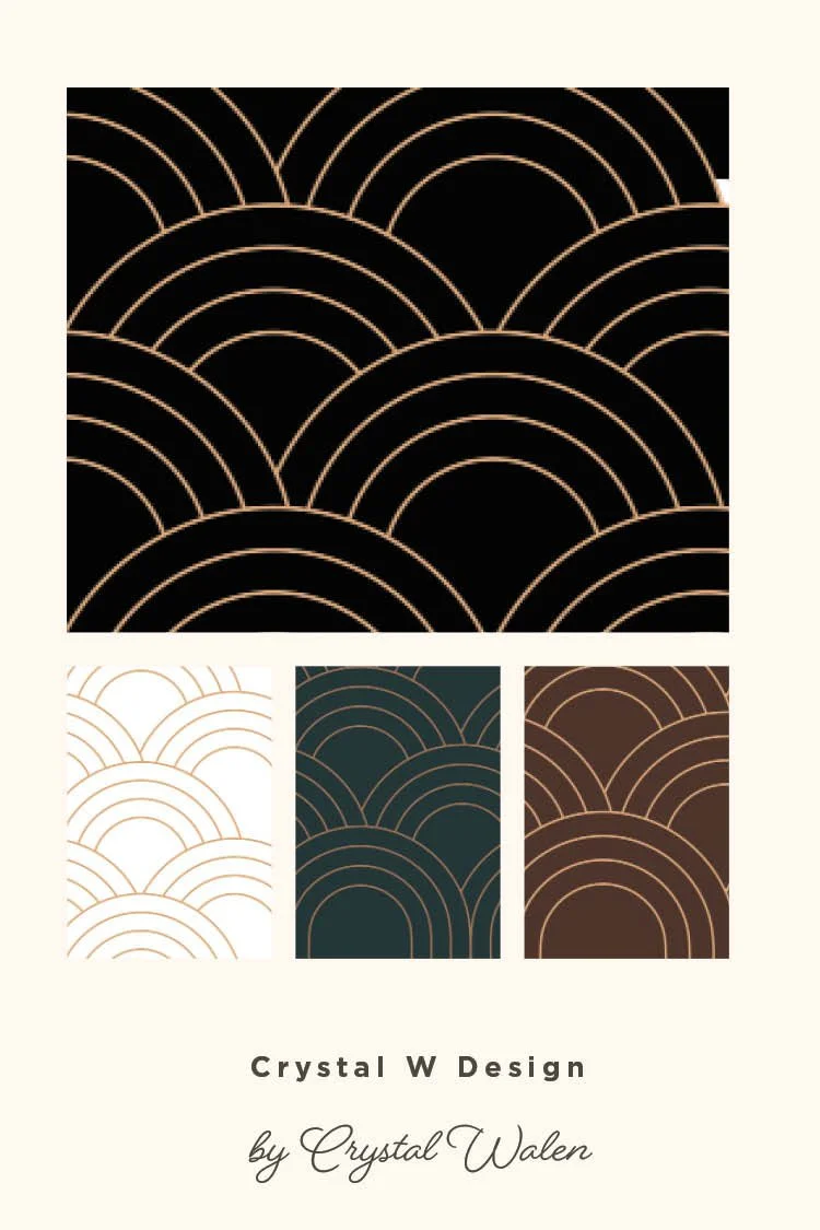Art deco Scallop
