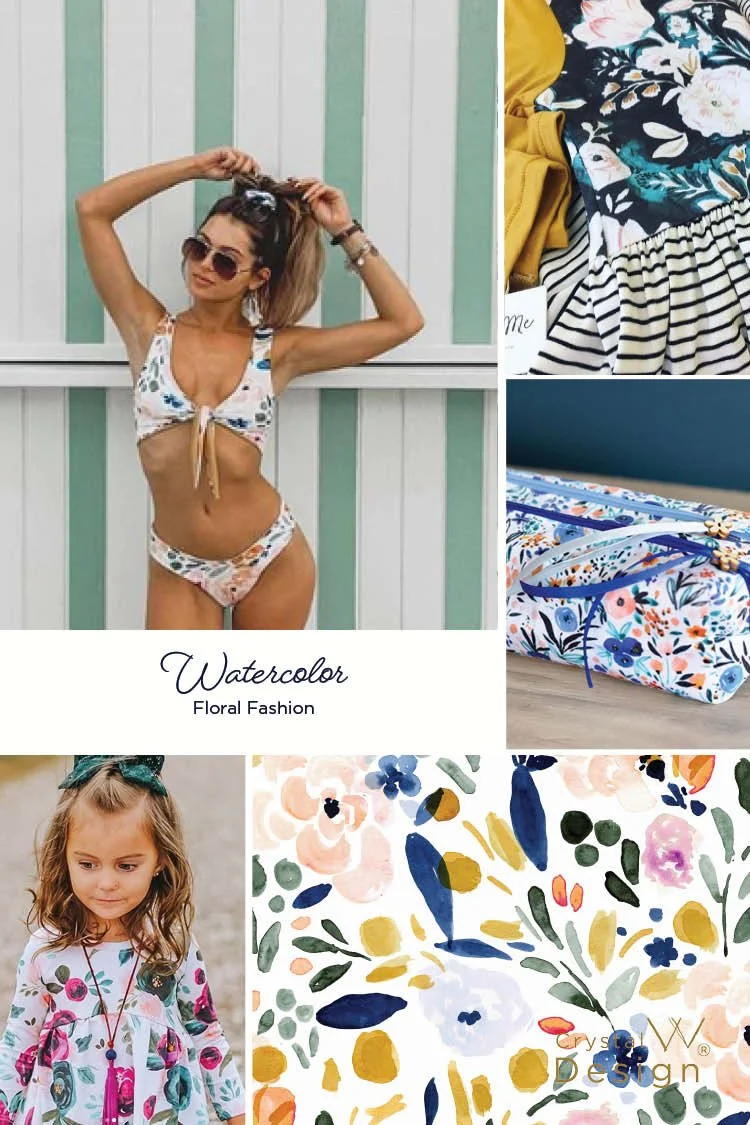 vintage floral pattern, swimwear print pattern, womens wear prints, womens wear vintage floral prints and patterns