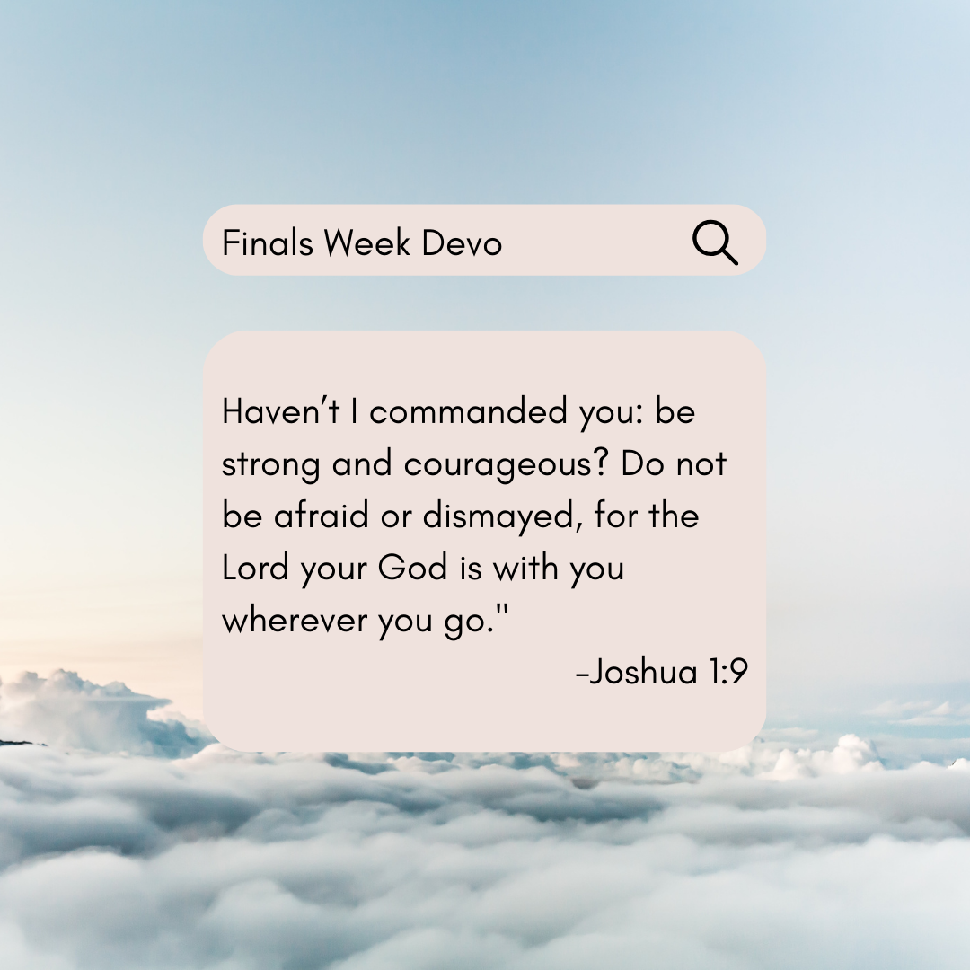 Finals Week Devotional