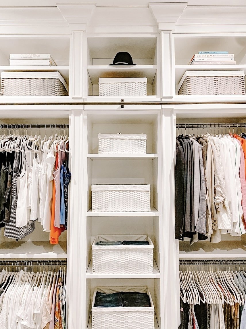 Organized and styled closet