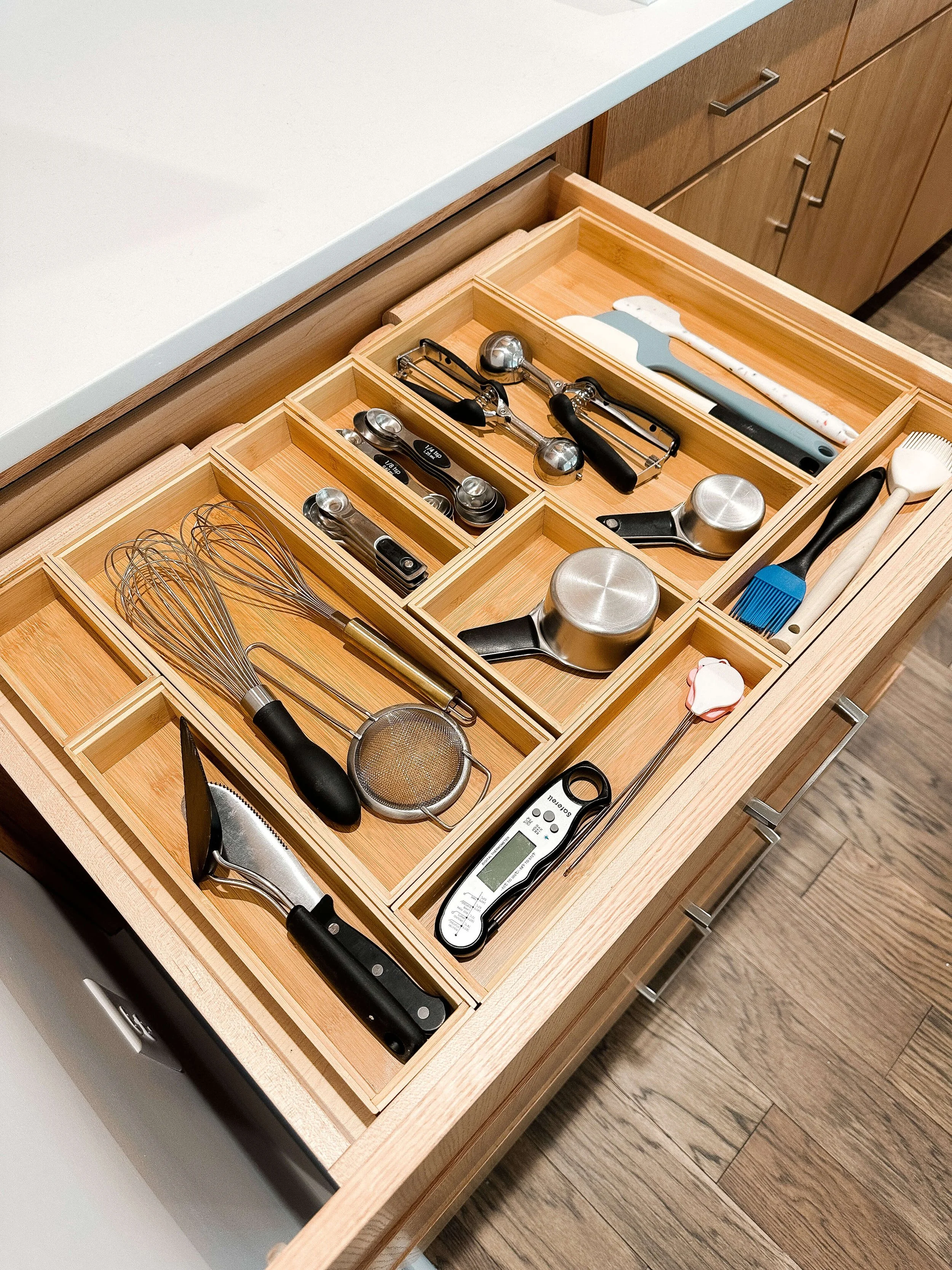  ADHD-friendly drawer organizing system by a Charlotte professional organizer in Dilworth 