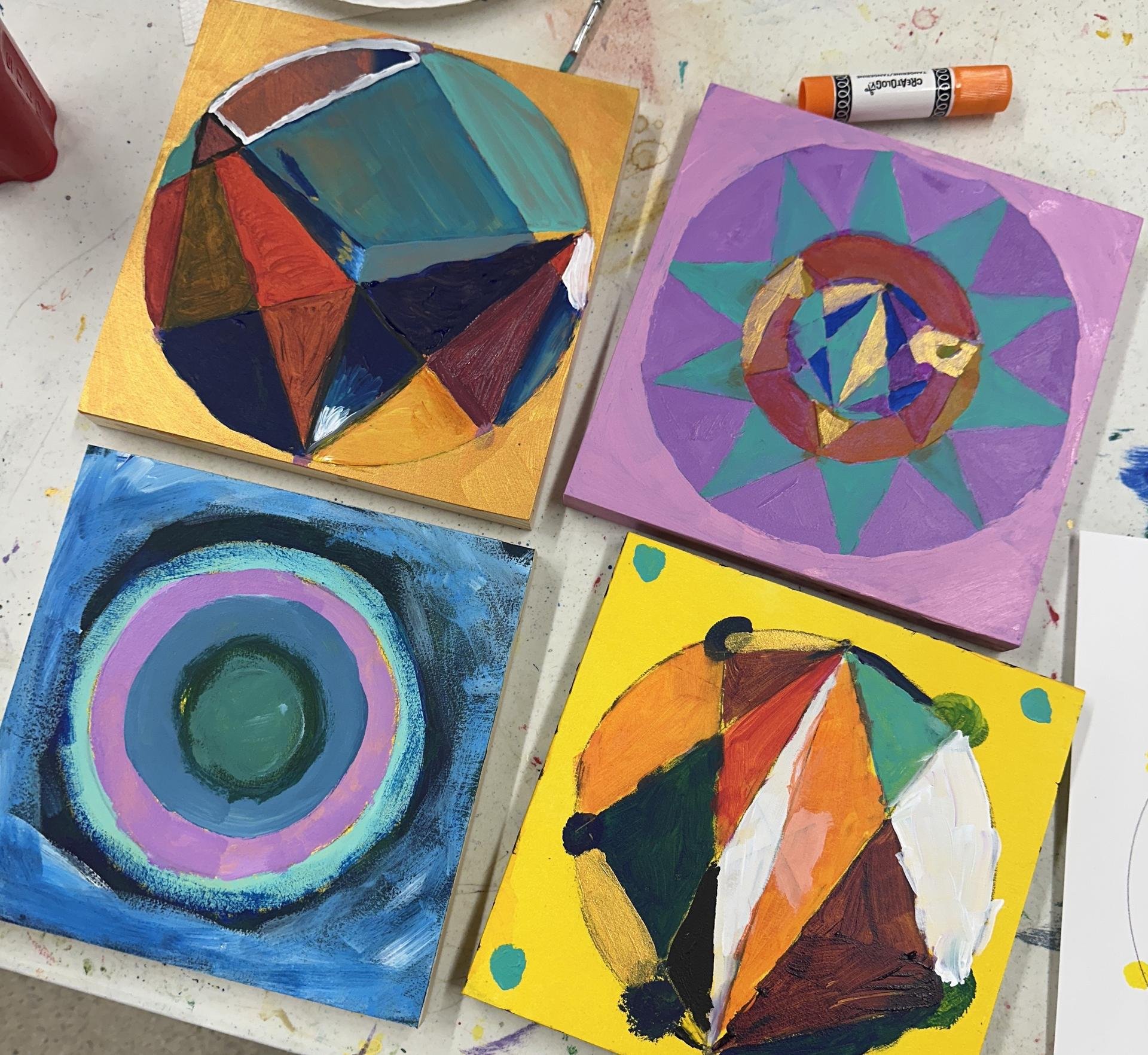 SAT 3/14 Pi Day Geometric Art for YOUTH ages 8+