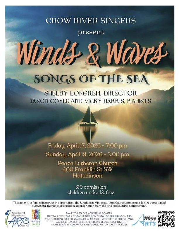 Crow River Singers Presents Winds and Waves: Songs of the Sea