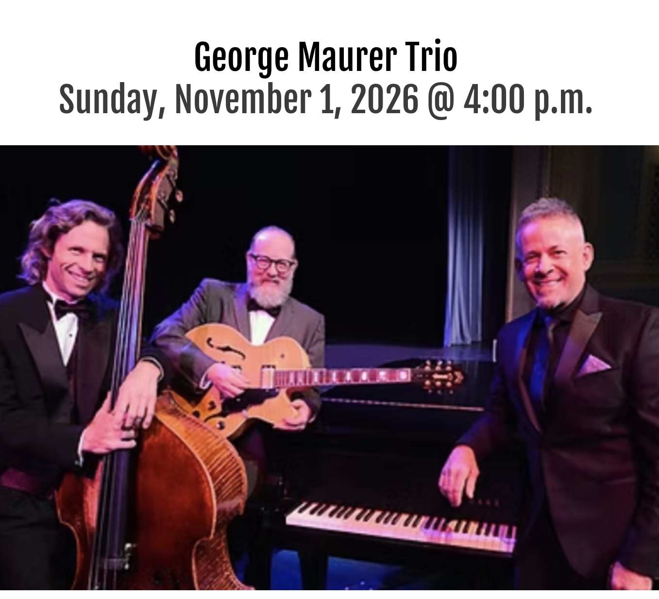 11/1 George Mauer trio