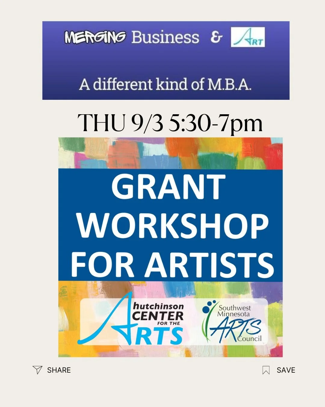 9/3 SMAC Artist grant seminar