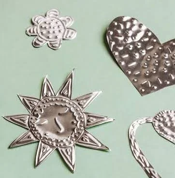 11/20 Embossed Tin Ornaments for Adults 55+