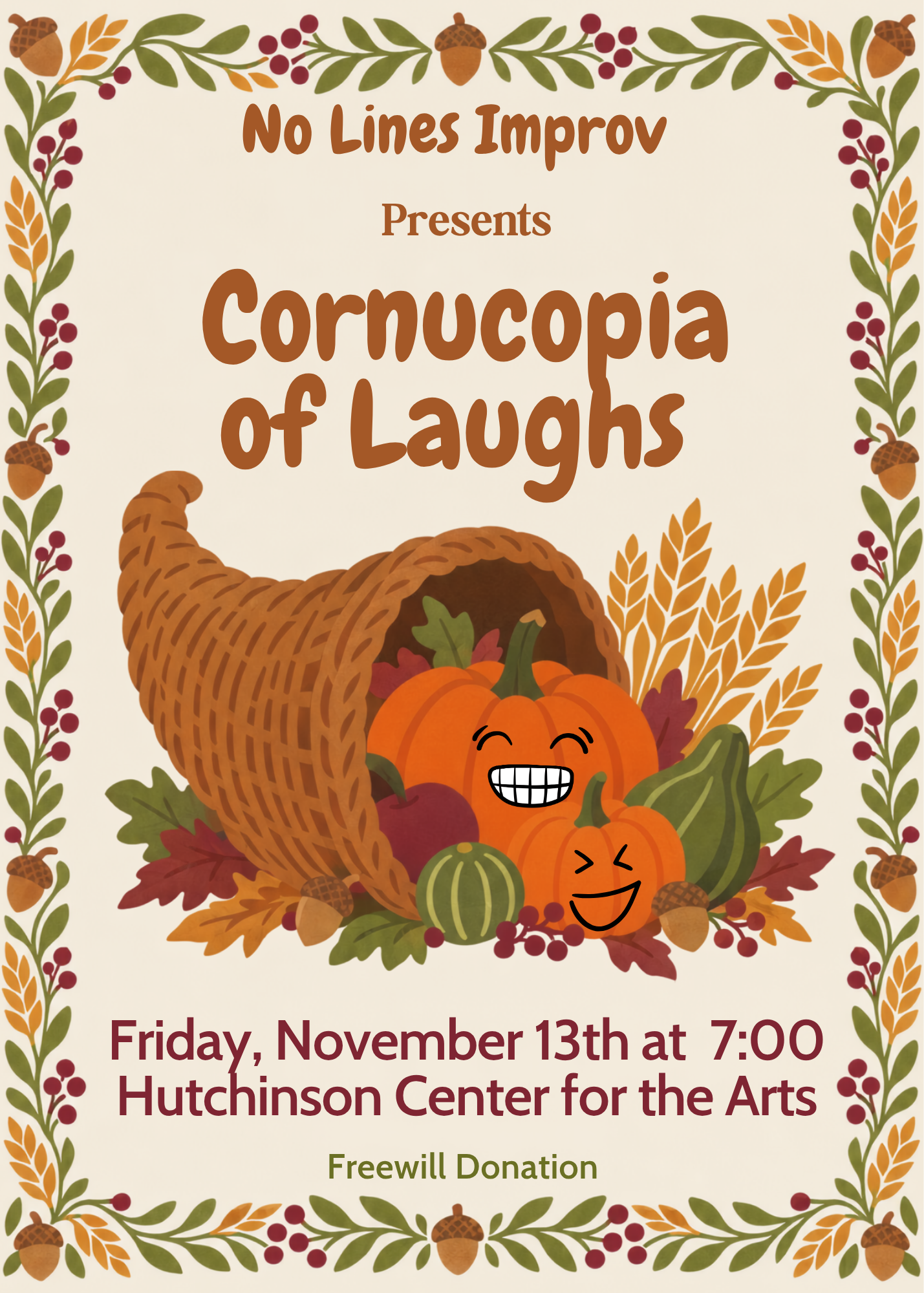 11/13 No Lines: Cornucopia of Laughs